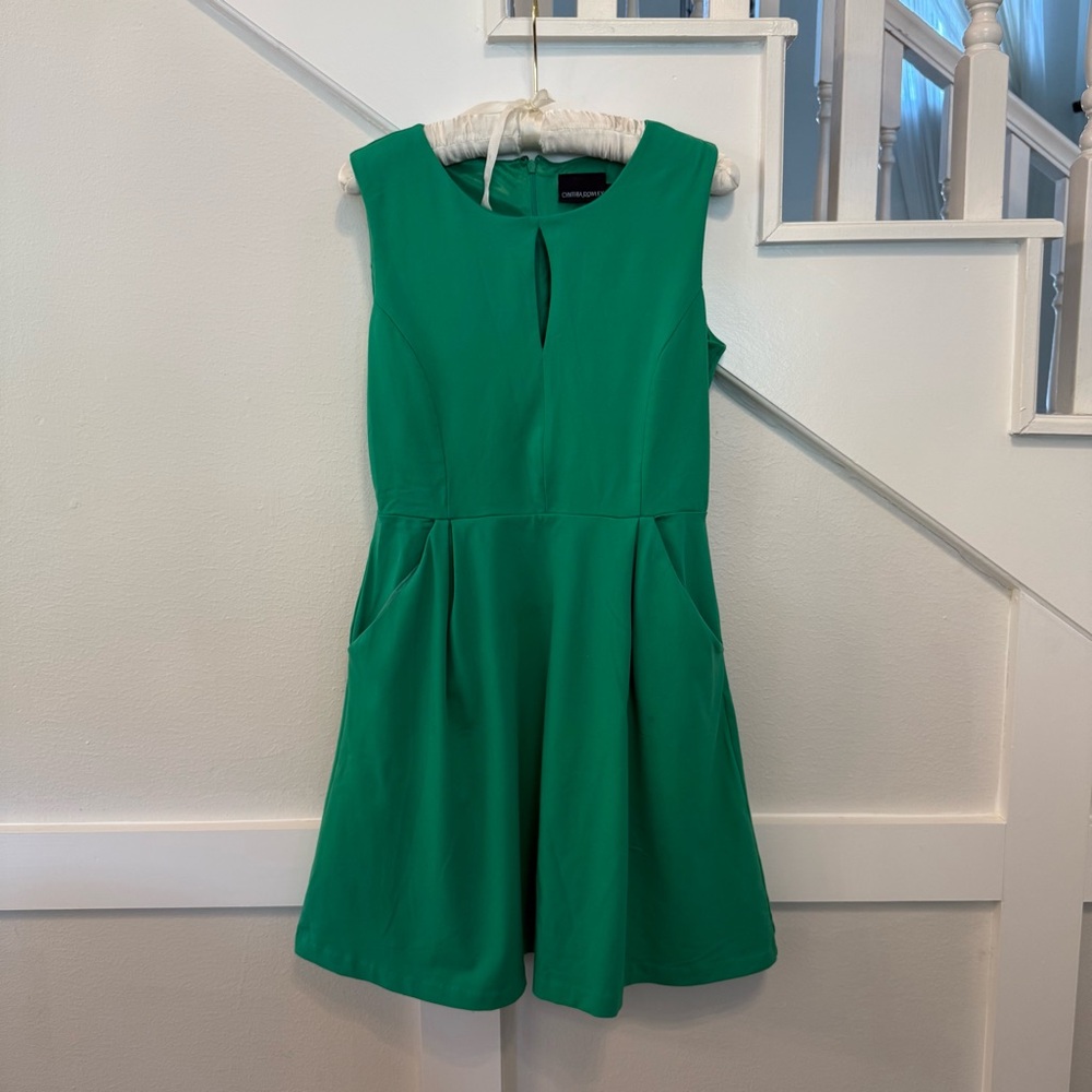 Cynthia Rowley Vibrant Green Sleeveless Dress size S